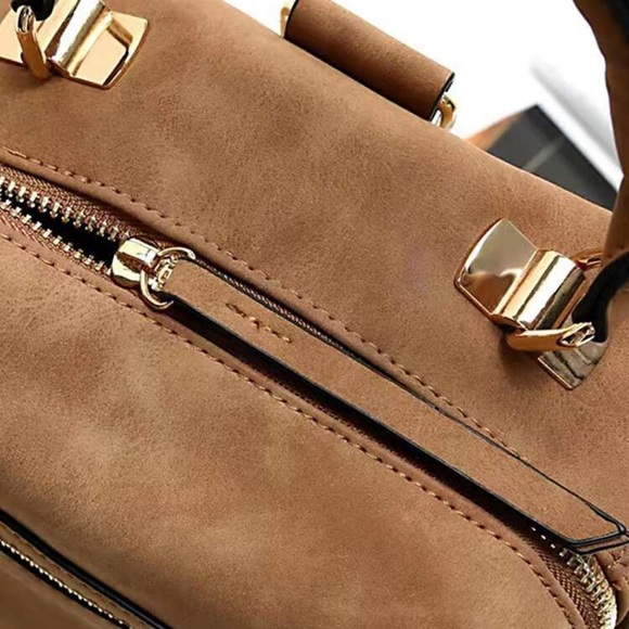 Shein EMERY ROSE Top Handle Zipper Front Functional Backpack - Picture 4 of 9